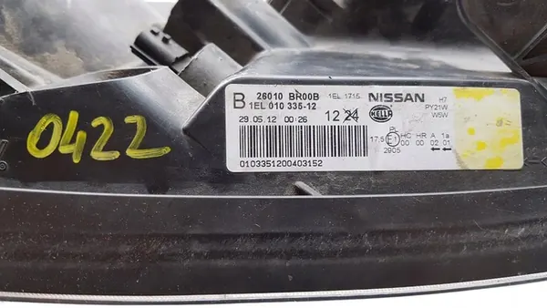 Oikea Ajovalaisin Nissan Qashqai 26010BR00B image 5