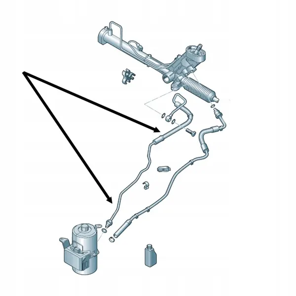 Flexible direction assistée TRW pour Skoda Fabia 1 2 6R1423893H image 5