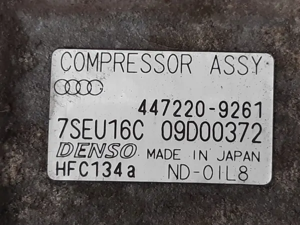 Compressora de ar condicionado AUDI A8 D3 4.2 BFM image 6