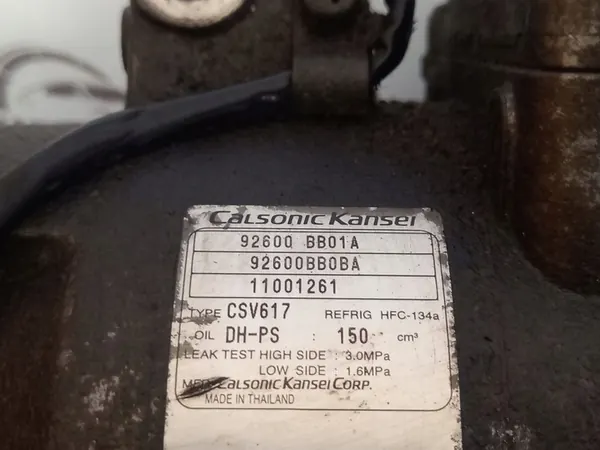 Compressore Aria Condizionata NISSAN QASHQAI 1.6 92600BB01A image 7