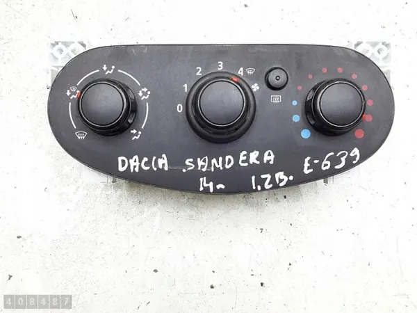Module de contrôle climatisation Dacia Sandero OEM 5s4741100 image 2
