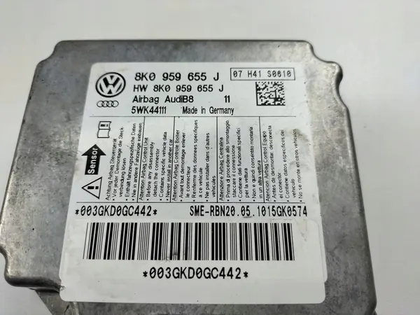 Module de contrôle d'airbag Audi A4 OE 8K0959655J image 4