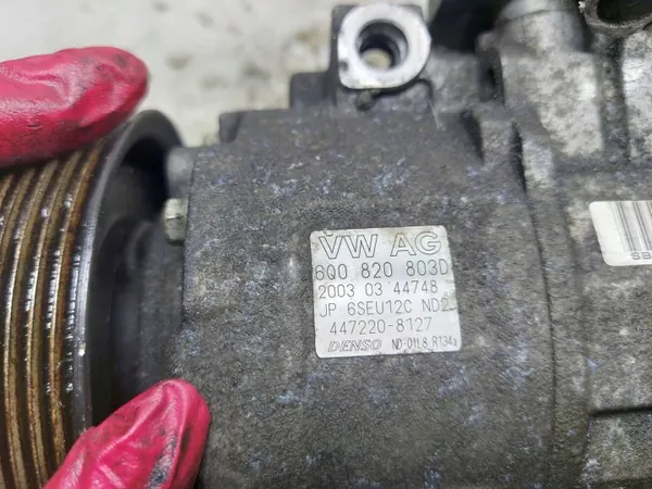 OEM 6Q0820803D AC-kompressor för VW Golf IV 1.9 SDI image 6