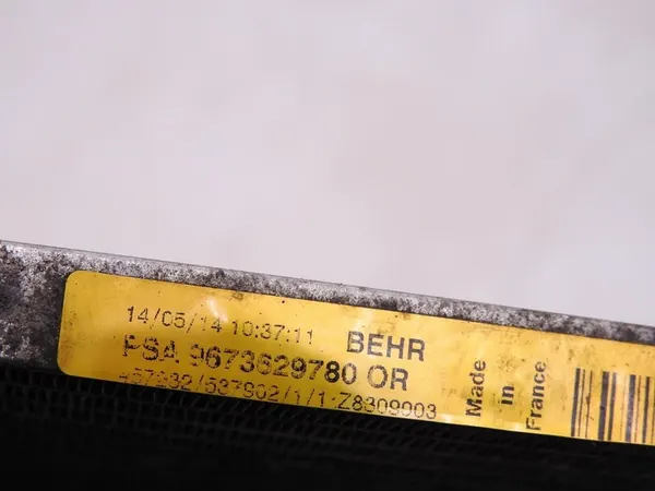 Citroen OE 9673629780 Ilmastointijäähdytin image 5