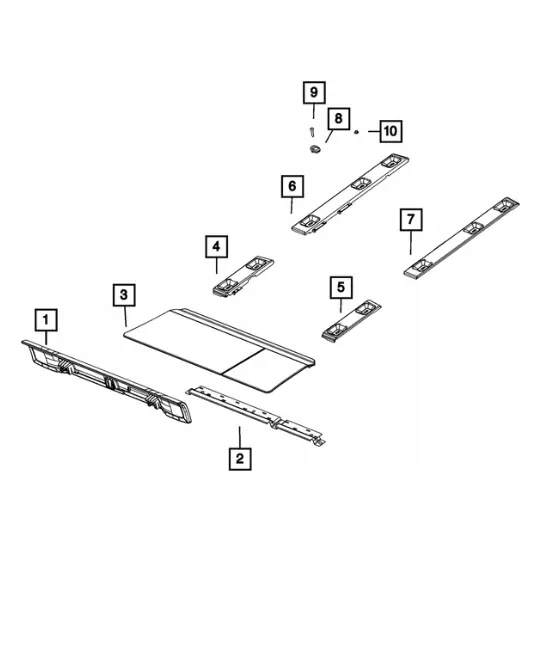OEM 6RV48TX7AB Lattasuojus oikea Jeep Wrangler JL image 4