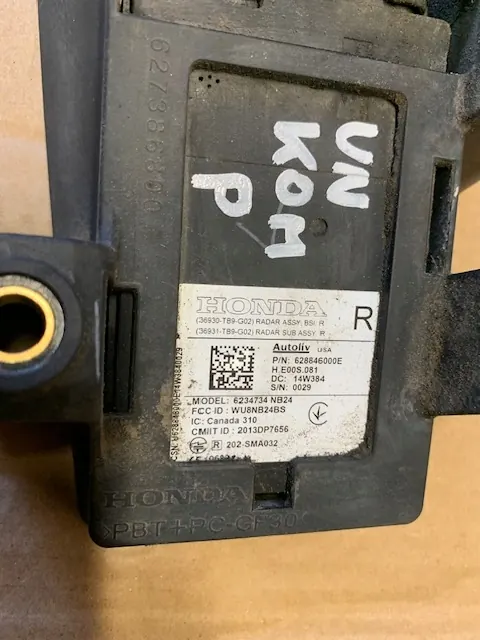 HONDA CIVIC IX RADAR ASSIST OIKEA COMBI 36930-TB9-GO2 image 3