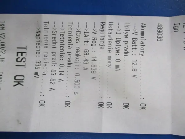 KIA RIO 1.3 Vaihtovirtageneraattori MANDO AB180140 80A OK30D18300 image 7