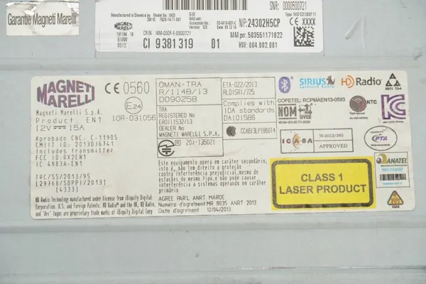 Gebrauchter 3F Radio Leser Navigation OEM 9381319 für BMW image 8