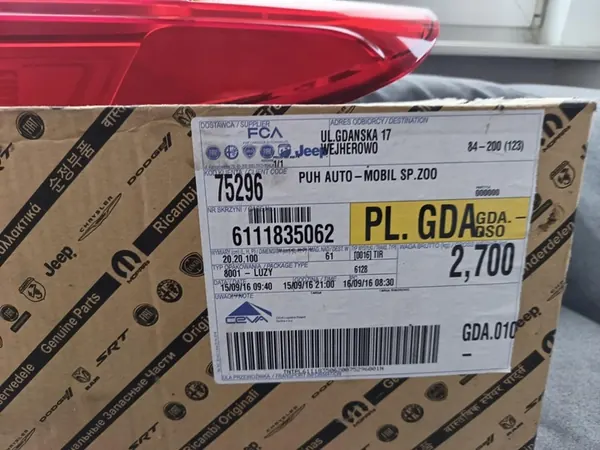 Lámpara Trasera Derecha MAGNETI MARELLI FIAT DOBLO image 3