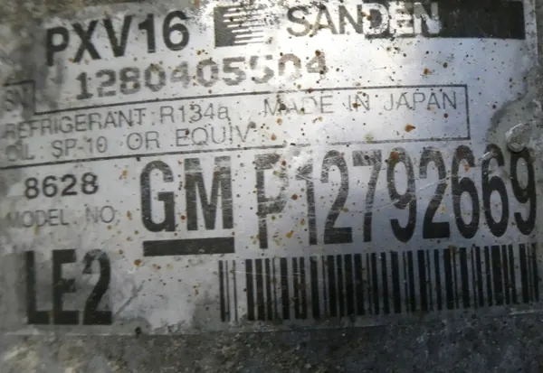 Ilmastointikompressori Opel Vectra C Signum 2.8 Turbo V6 image 2