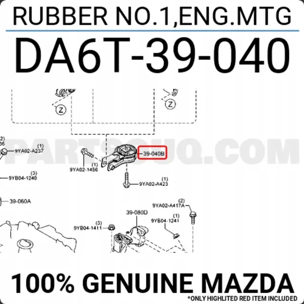 MAZDA CX3 1.5 SKYACTIV-D Engine Mount Lower image 3