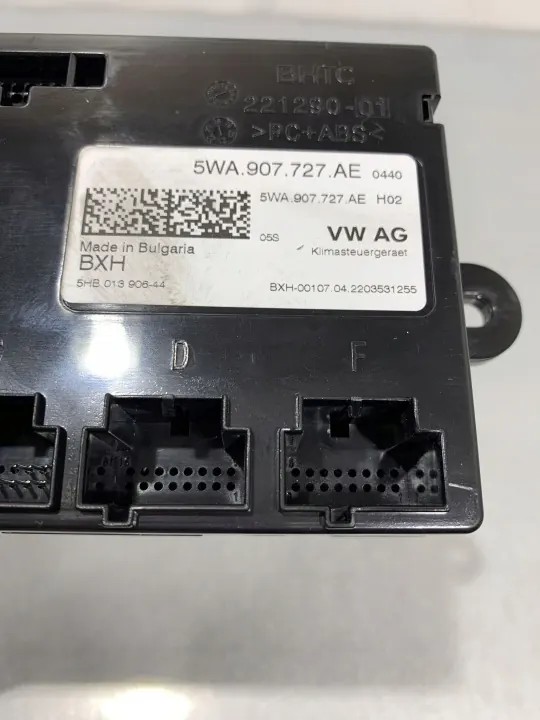 Cupra AC-styrmodul OEM 5WA907727AE - Begagnad image 3