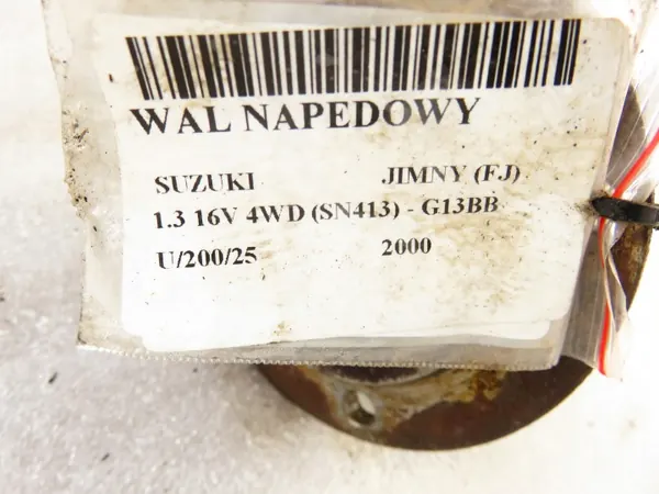 Aandrijfas Suzuki Jimny 1.3 16V 4WD OEM WAŁ NAPĘDOWY image 7