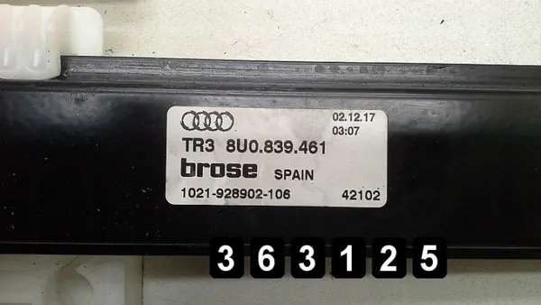 Audi Q3 Fönsterregulator OEM AM-363125 Begagnad image 4