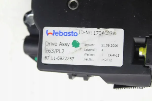 Moteur de toit ouvrant BMW OEM 6922257 - Occasion image 4