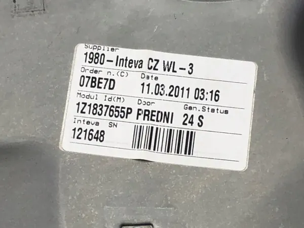OEM 5K0959793 Vänster Framrutsregulator Skoda Octavia II image 6