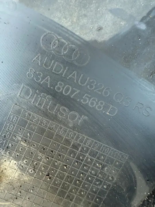 Audi RSQ3 Heckstoßstangen-Diffusor OEM 83A807568D image 6