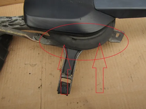 Etupyyhkijän moottorin mekanismi Mercedes W124 85-93 image 5