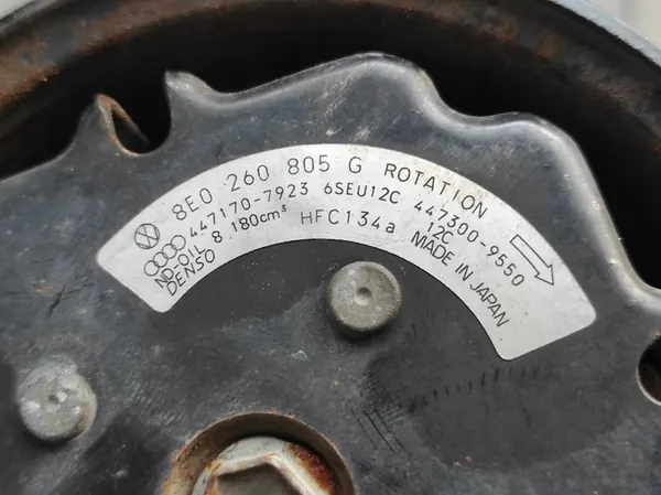 Compressore aria condizionata AUDI A4 B6 B7 2.0 ALT OEM image 7