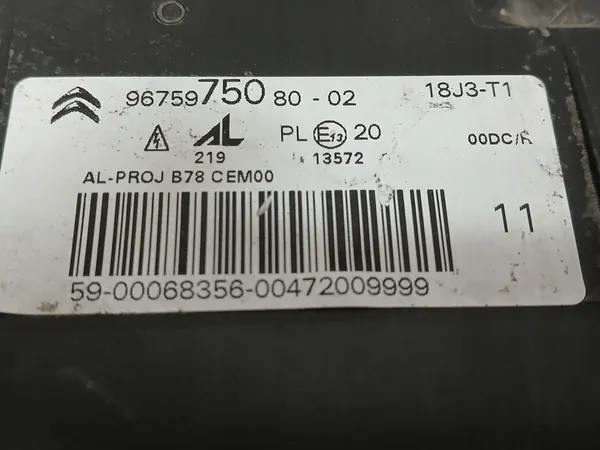 Faros Derecho Citroen C4 Picasso II 14-17 Xenon OEM image 5