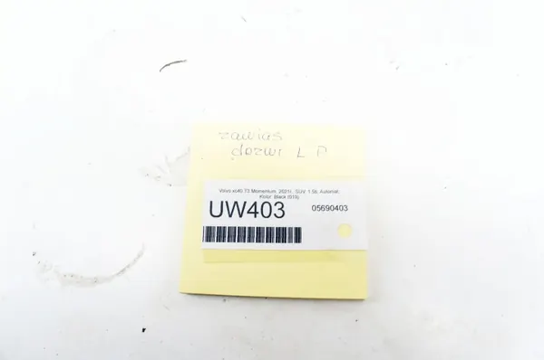 UW403 Volvo XC40 T3 Deurscharnieren Voor Links Zwart image 3