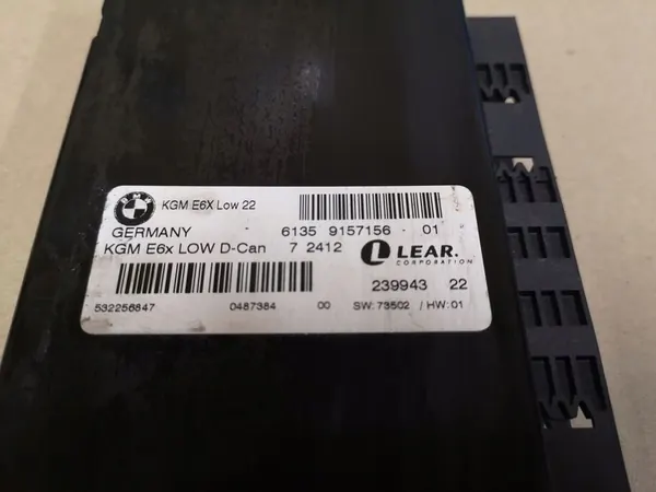 Komfortmodul BMW 5 (E60) 2007 6135915715601 image 4