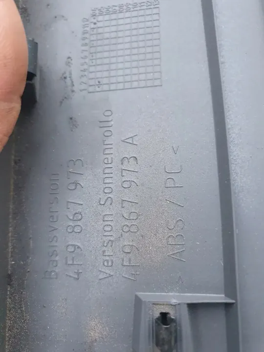 OEM 4F9867973 Audi A6 C6 Takaluukun Sisäpaneeli image 5