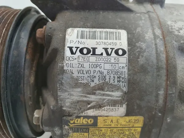 Volvo S80 II 2.5 T Turbo AC-kompressori 30780459 image 2