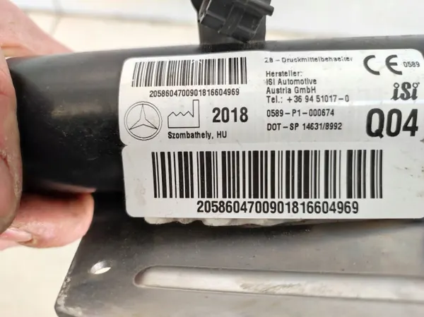 Extintor motor OEM A2058604700 Mercedes GLC image 4