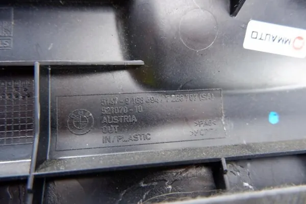 Bolsa lateral maletero derecha OEM 9168494 BMW F11 image 5