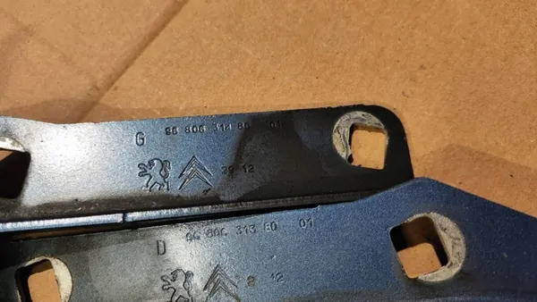 OEM 9680631380/80 Motorhuve Gångjärnssats - Vänster & Höger image 4