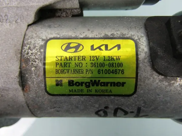 Motor de arranque OEM 36100-08100 para Hyundai Bayon 1.0 T-GDI image 7
