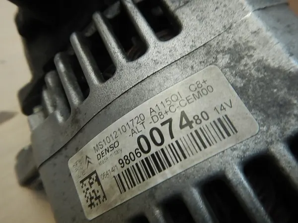 Generaattori 9806007480 Peugeot 2008 2015 1.2 image 5