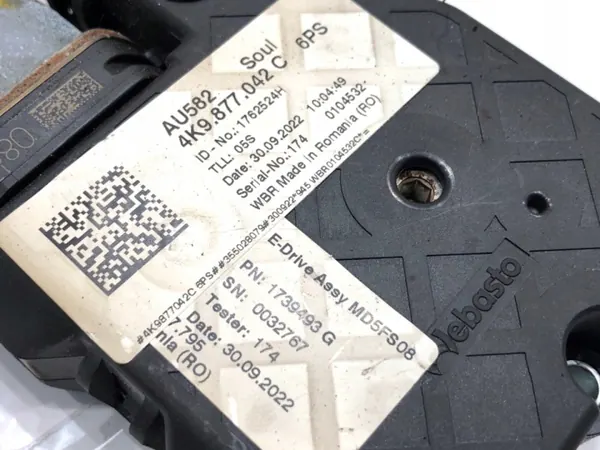 Motor de teto solar OEM 4K9877042C Audi A6 C8 image 3