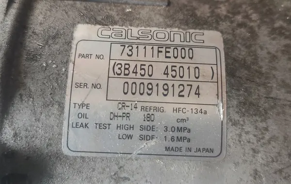 Compressore aria condizionata Subaru Impreza GD II 1.6 OEM image 5