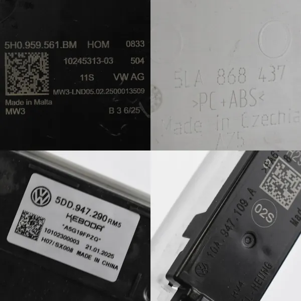 OEM 5LA867234B Couvre-piliers Stormgrey Set Skoda Elroq image 10