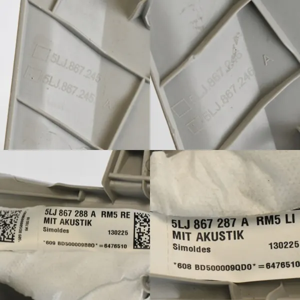 OEM 5LA867234B Couvre-piliers Stormgrey Set Skoda Elroq image 9