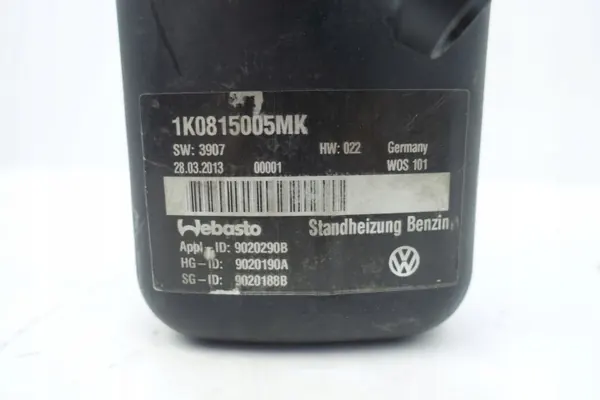 Aquecedor auxiliar Webasto OEM 1K0815005MK image 7