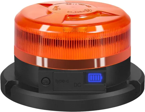 AT00674-F LED-Warnleuchte - 360° magnetisch Batterie image 9
