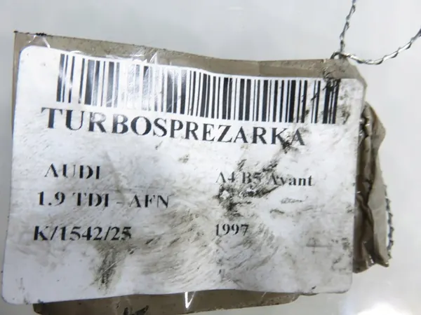 TURBOCOMPRESSOR AUDI A4 1.9 TDI image 2