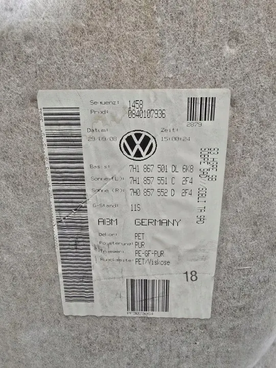 Teto VW Transporter T5/T6 OEM 7H1867501DL image 7