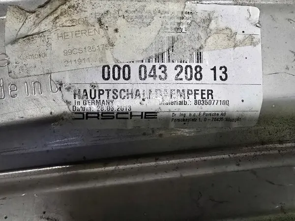 Uitlaatdemper Porsche 911 991 OEM Wydech tłumik 911 991 , 5 image 5