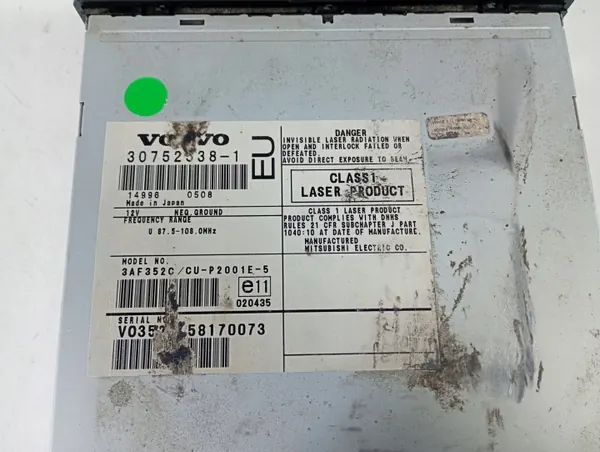 Volvo S60 00-10 Navigationsläsare OEM M1S250 DOM 00020536 image 5