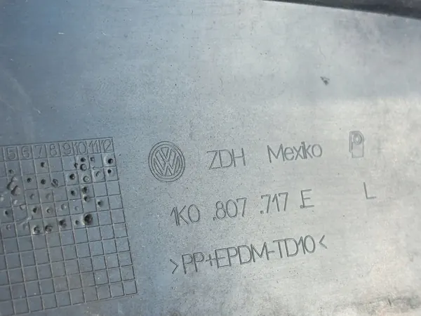 VW GOLF V KOMBI JETTA A5 Tappo Lavaggio Sinistro Anteriore 05- image 5