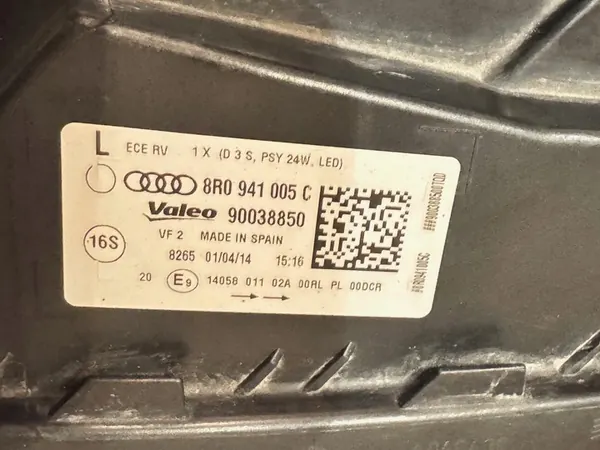 Faros Izquierdo Audi Q5 2012-2017 OEM 8R0941005C image 9