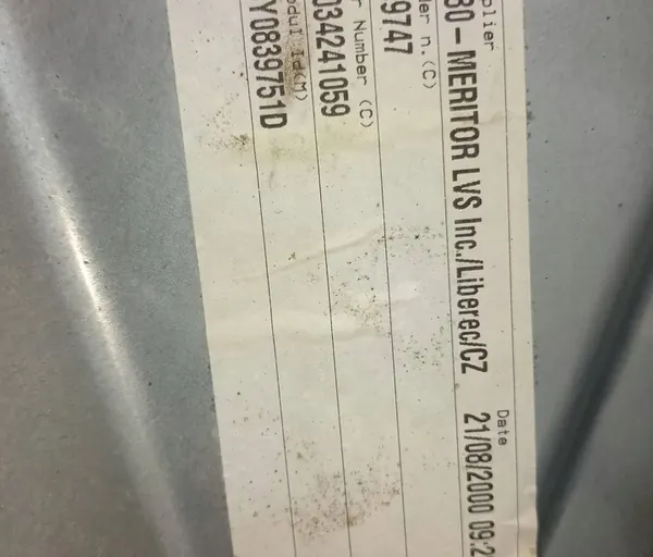 Elemento do mecanismo da janela traseira esquerda Skoda Fabia 1.9 TDI image 3