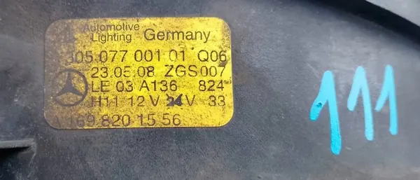 Faro Halógeno Izquierdo OEM A1698201556 para Mercedes image 5