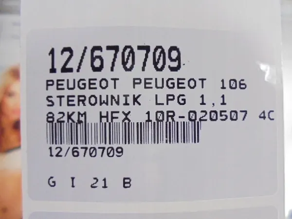 Peugeot 106 LPG-regelaar OEM 10R-020507 image 5