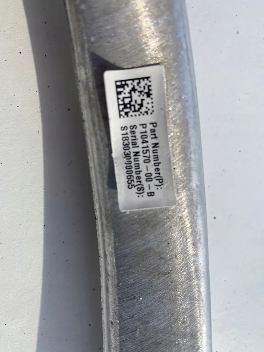 Braccio di Controllo Inferiore Destro TESLA S X 1041570-00-B image 3