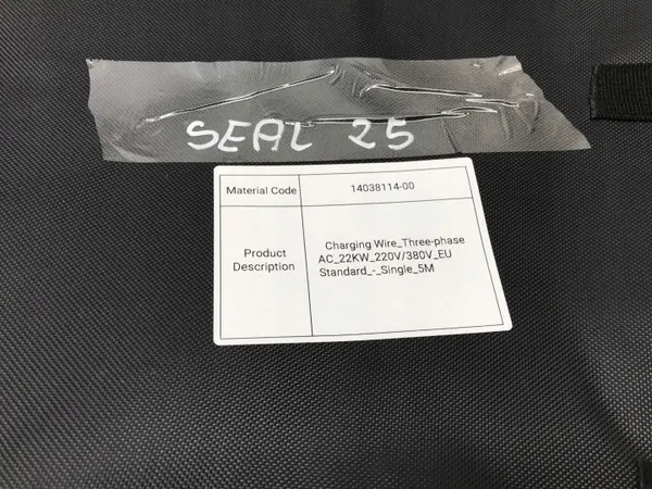 Câble de charge BYD SEAL 2024-25 OEM 14038114-00 image 7